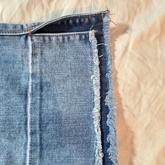 Wit & Wisdom Women's sz 18 Plus Size 'Ab'Solution Fray Hem Kick Flare Jeans - Picture 7 of 10